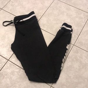 Pink campus leggings